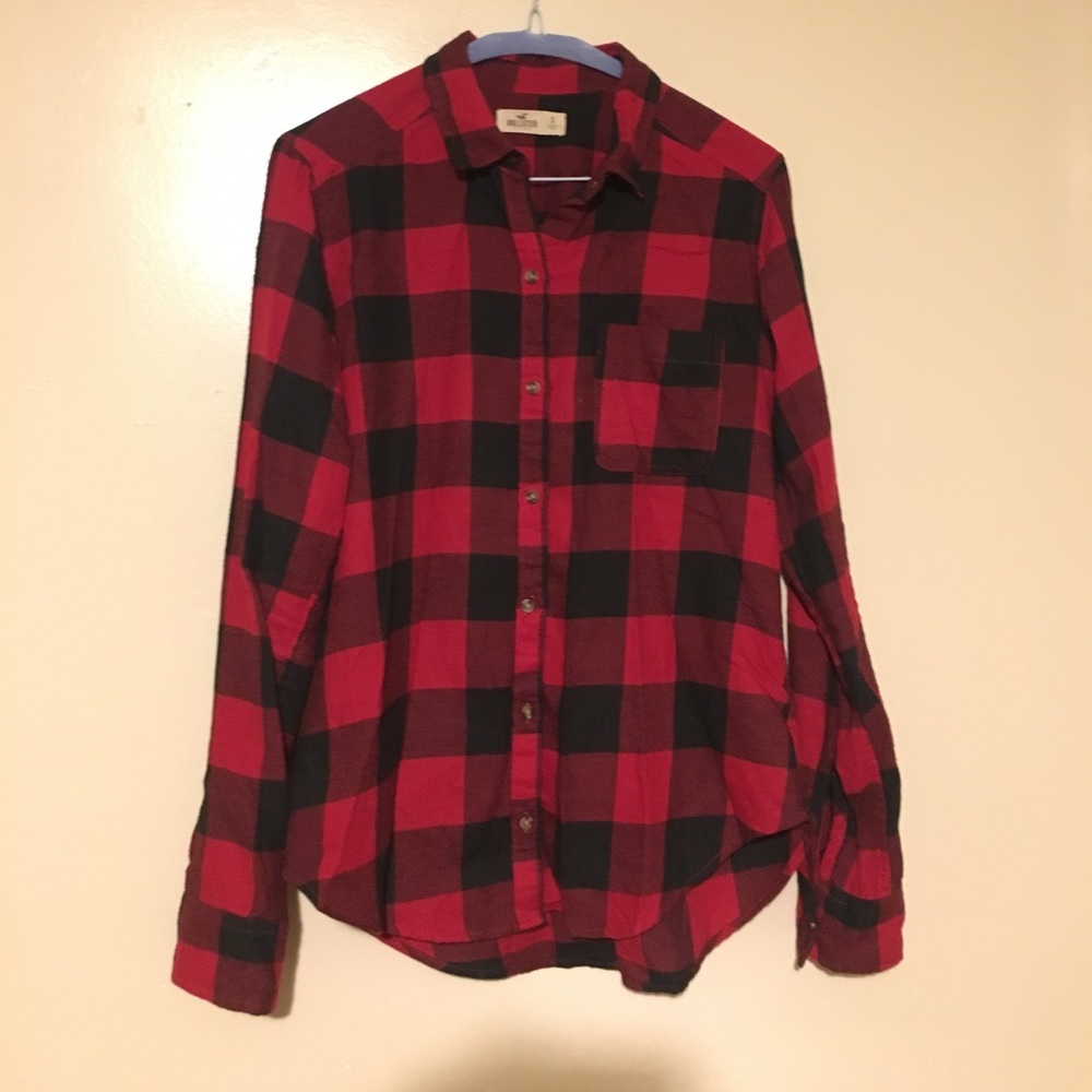 Hollister Button Down Plaid shirt