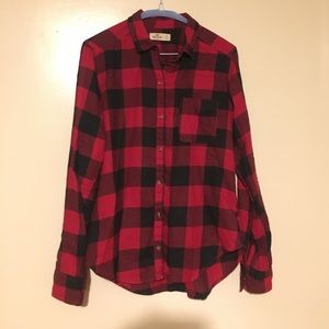 Hollister Button Down Plaid shirt