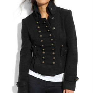 Military Style Sweater Jacket by Aryan K