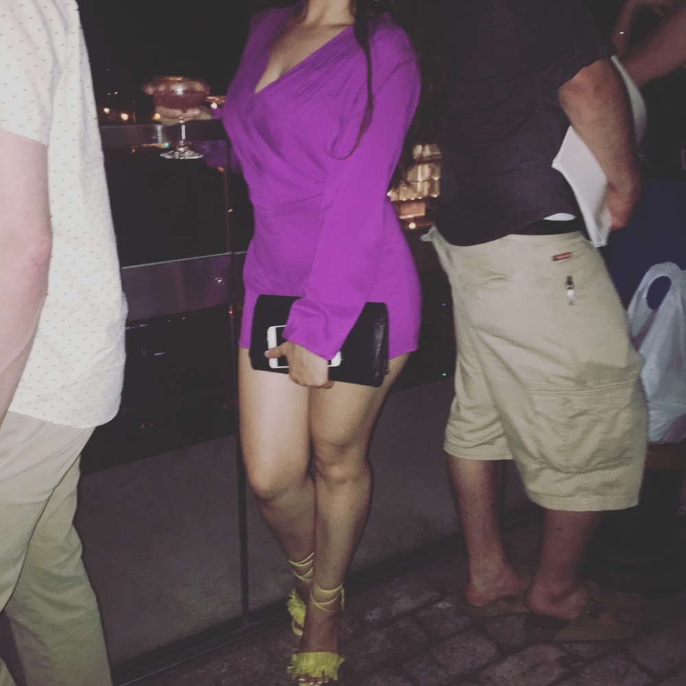 Purple jumpsuit