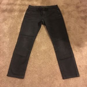 Banana Republic Distressed Black Jeans (size 27)