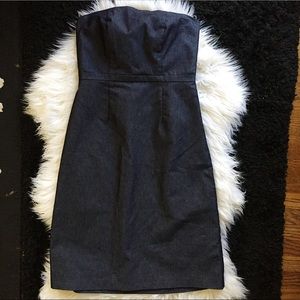 🌟 Merona denim strapless slim figure dress Sz 2 🌟 Merona denim strapless slim figure dress Sz 2