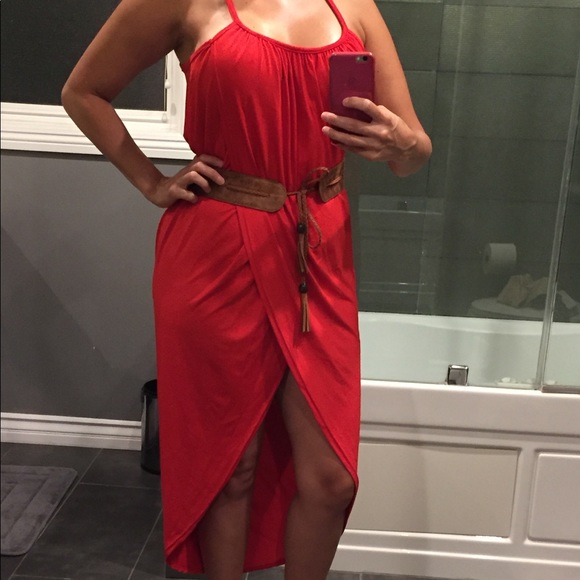 🔥Classic sleek & sexy maxi dress with from slit - Picture 2 of 4