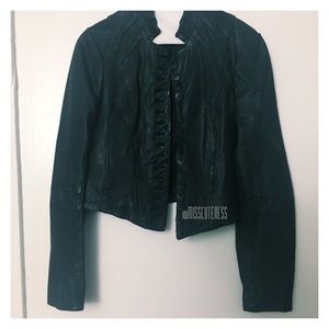 All Saints Black Leather Jacket