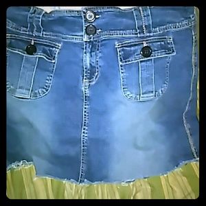 Torrid mini Jean skirt