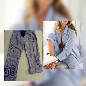 PINK VICTORIA'S SECRET PAJAMA BOTTOM PINK VICTORIA'S SECRET PAJAMA BOTTOM