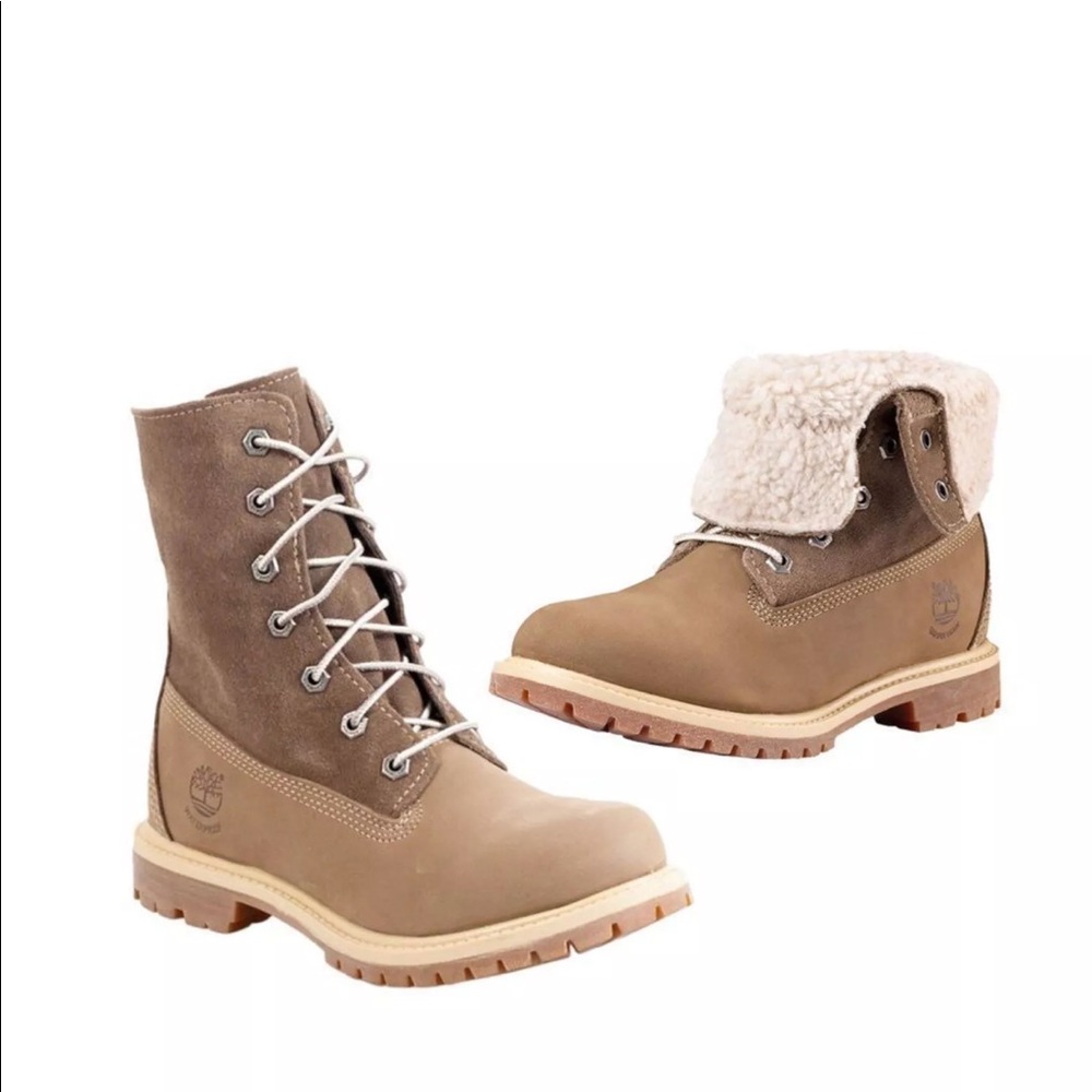 Womens Authentic Teddy Fleece Timberland boots