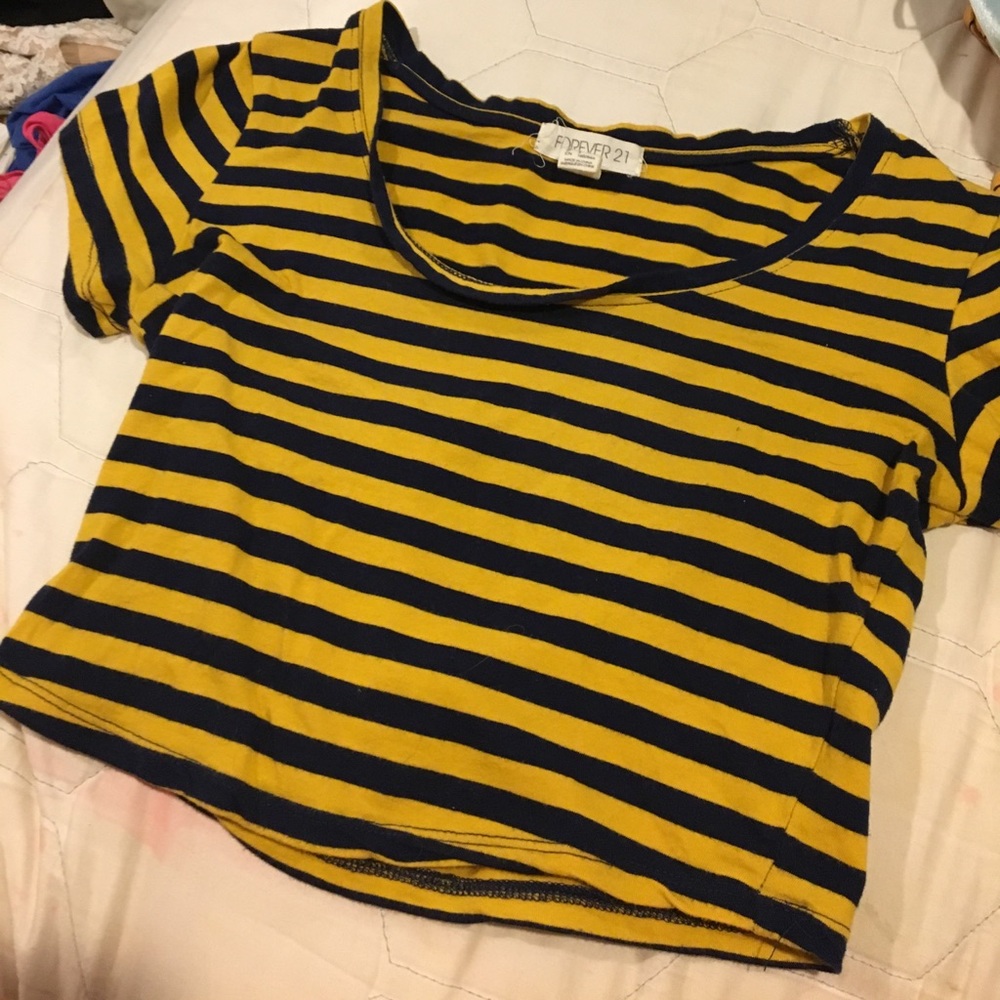 Stripped crop top