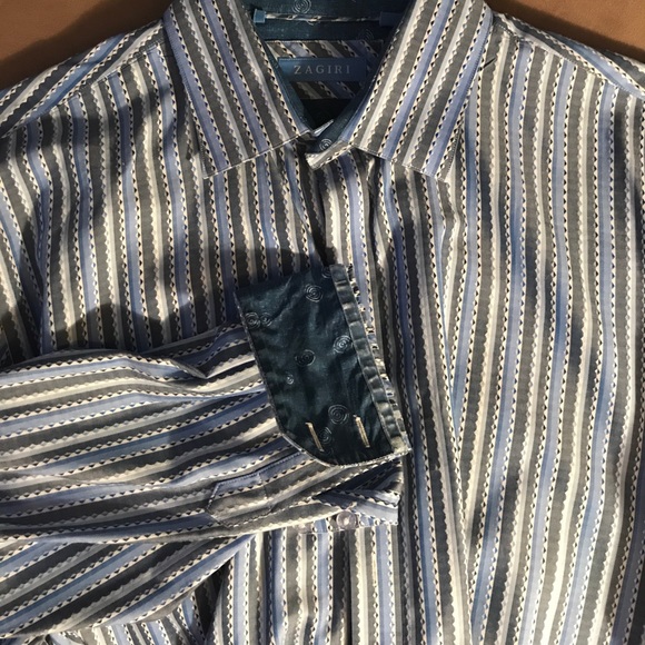 Zagiri Button Up Dress Shirt - Picture 4 of 5