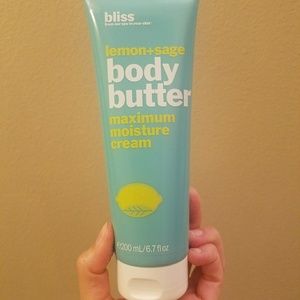 Bliss body butter, Lemon & Sage.