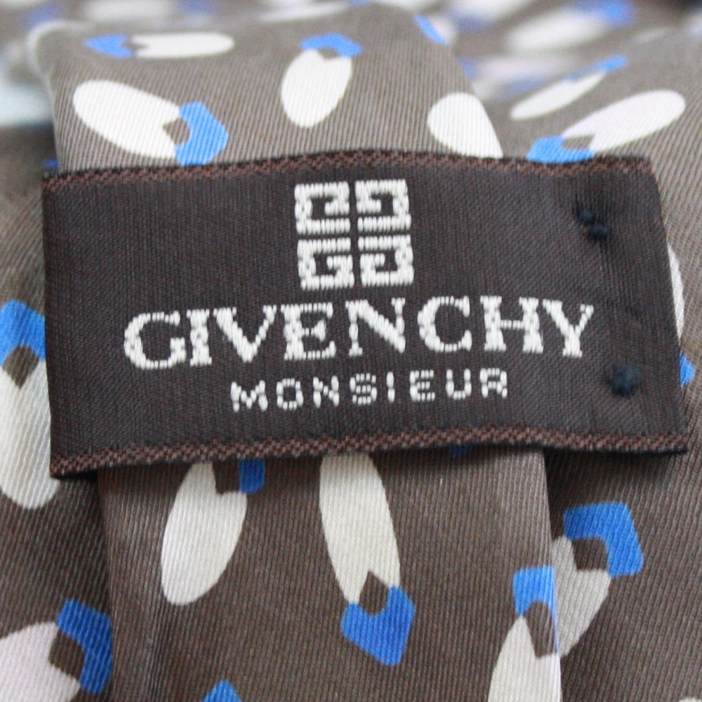 Givenchy Monsieur Novelty Print Silk Tie