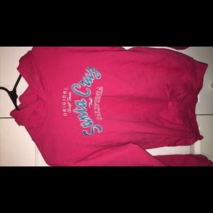Pink Santa Crus Hoodie
