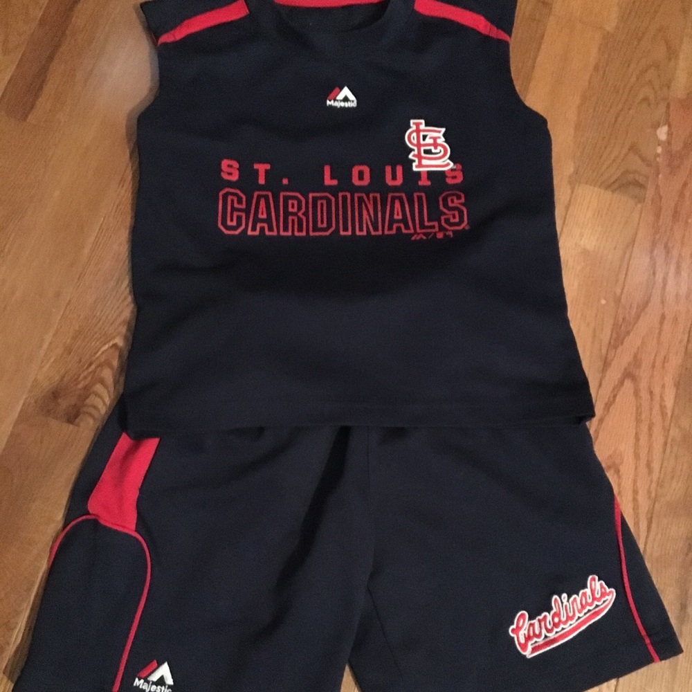 🌼🌼Majestic St Louis Cardinals outfit boys size 4