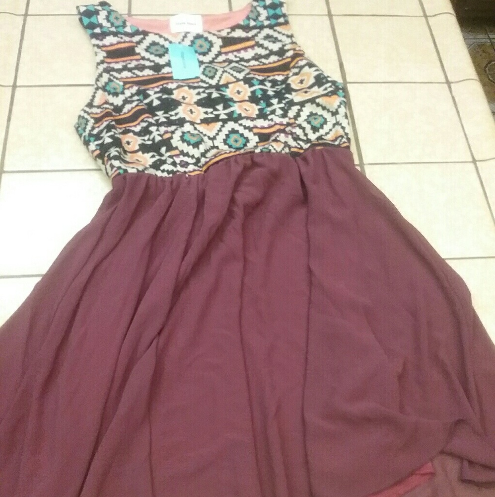 Tribal print dress
