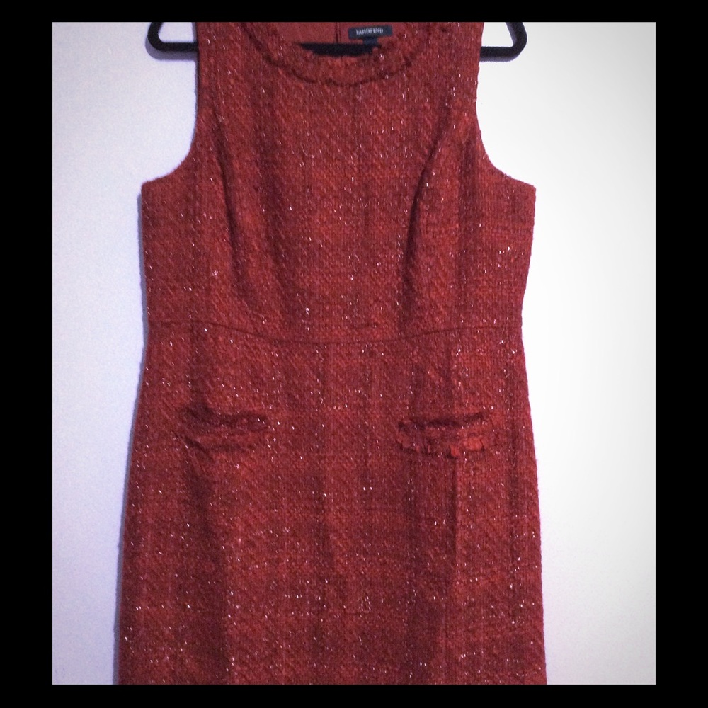 Lands end tweed dress.