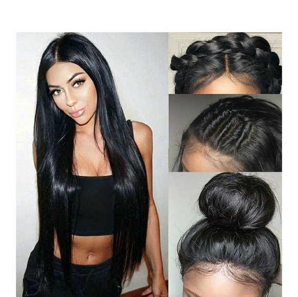 24 HOUR-SALE Straight Lacefront Wig 22-26 inches main image 7
