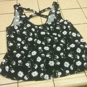 Forever 21 sunflower crop top