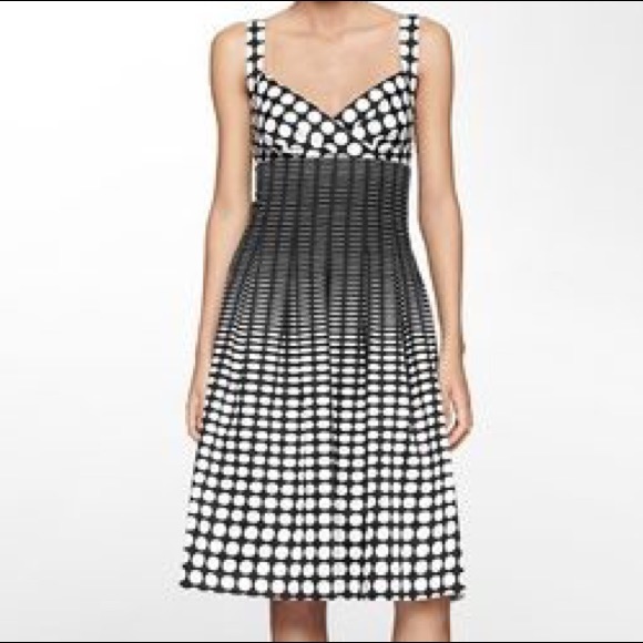 Optical Illustion Dot Dress Sz 6 NWT Calvin Klein - Picture 7 of 7