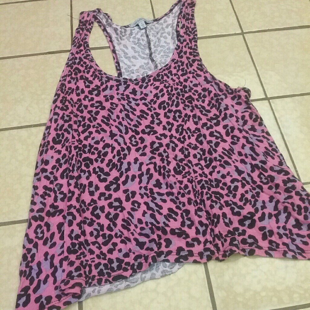 Leopard Charlotte Russe tank top