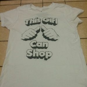 This girl can shop t-shirt