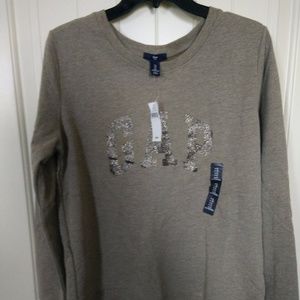 NWT Women's GAP Logo Sweatshirt