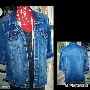 Denim jacket, J.Jill classic wardrobe staple