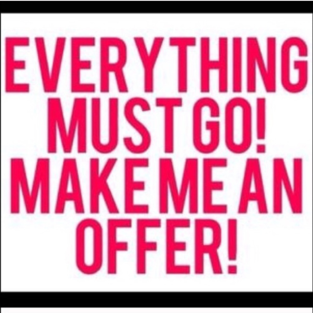 LOW BALL OFFERS WILL BE IGNORED