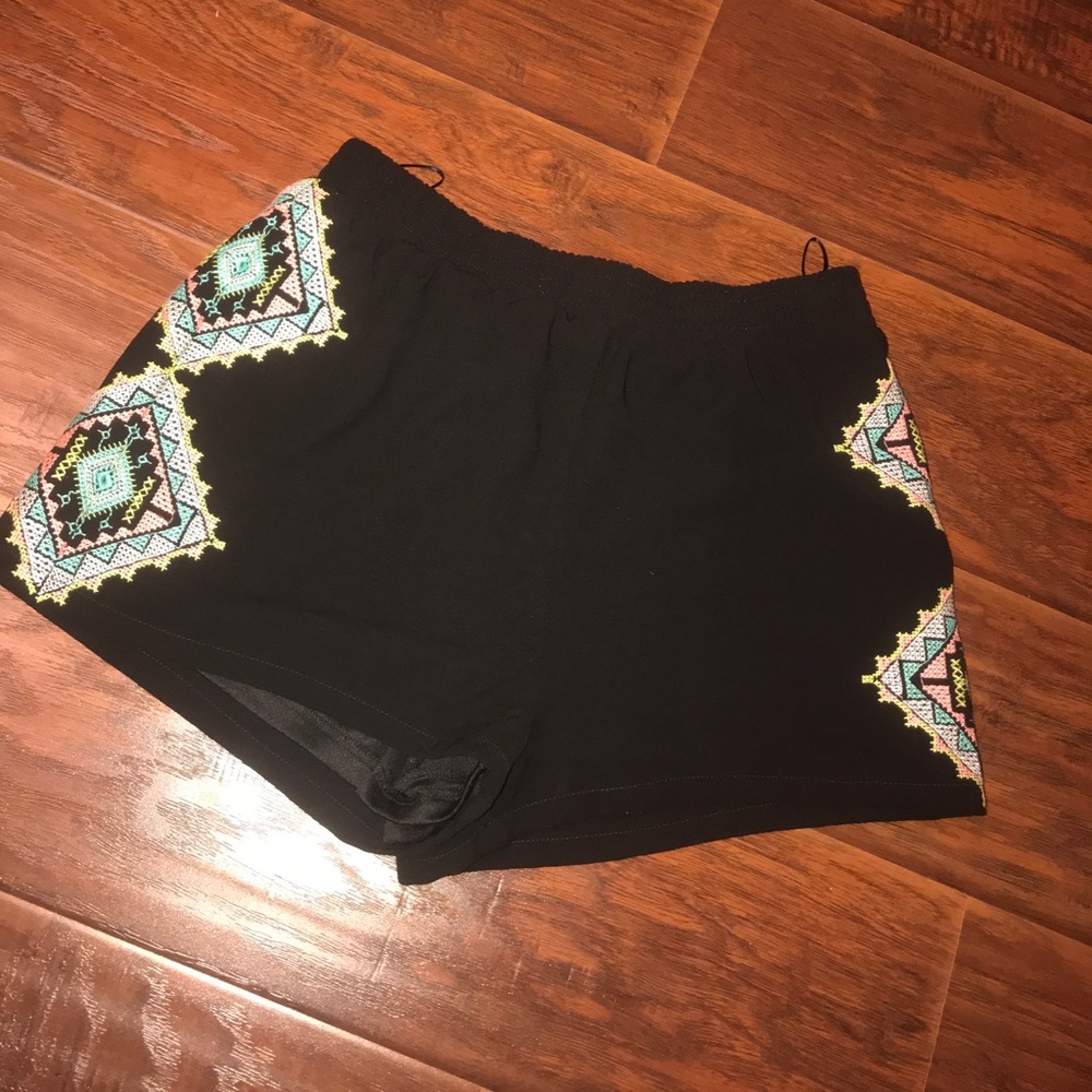 Black dress shorts