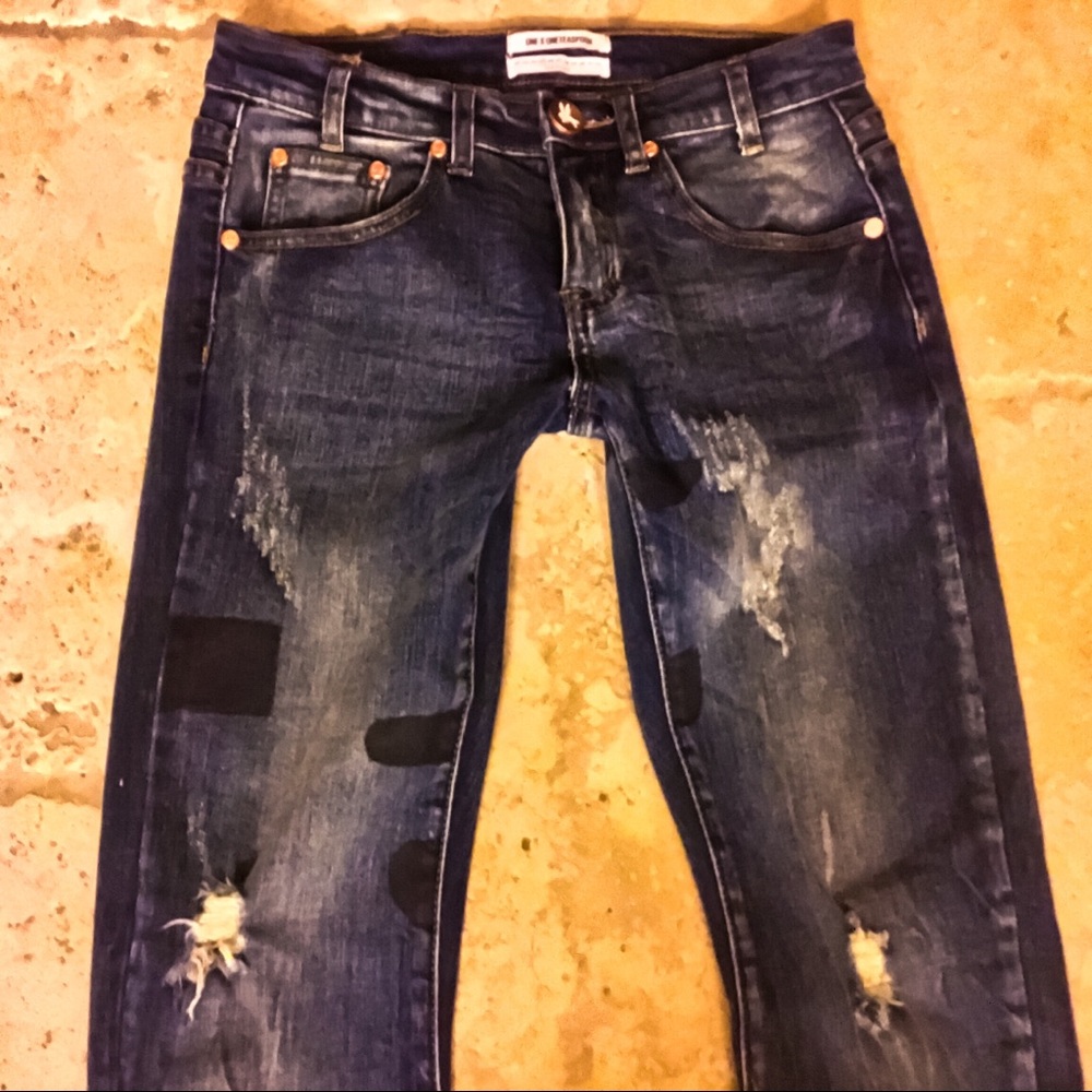 One Teaspoon distressed jeans