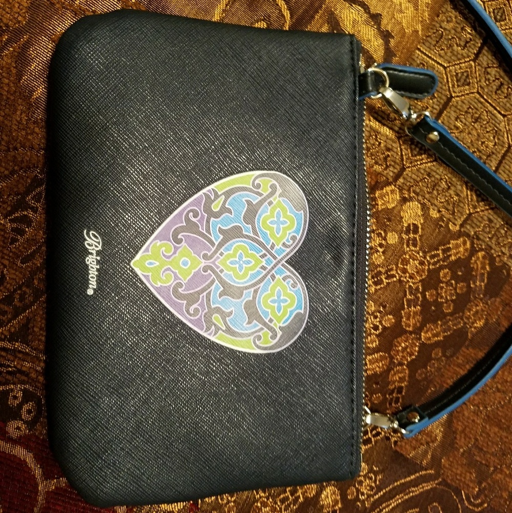 Blue heart Brighton crossbody.