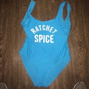 XL RATCHET SPICE One Piece Swimsuit NWOT