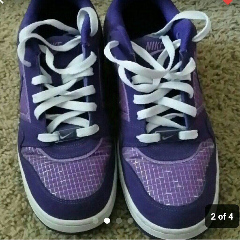 Metallic Purple Nike's Woman's 9.5