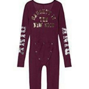 Victoria's Secret pink onesie Victoria's Secret pink onesie