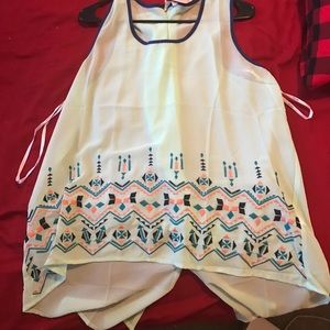 New with tags blue mine too top!