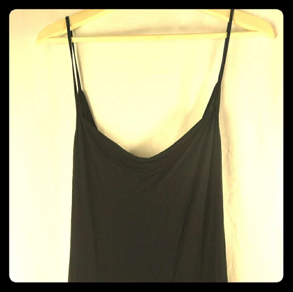 James Perse Spaghetti Strap Dress Jersey Knit SZ 2