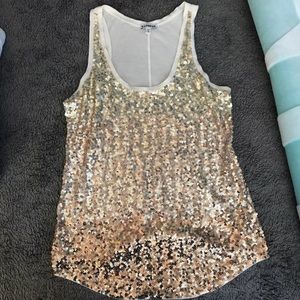 Sequin tank top