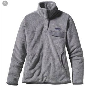 Patagonia grey Re-tool fleece