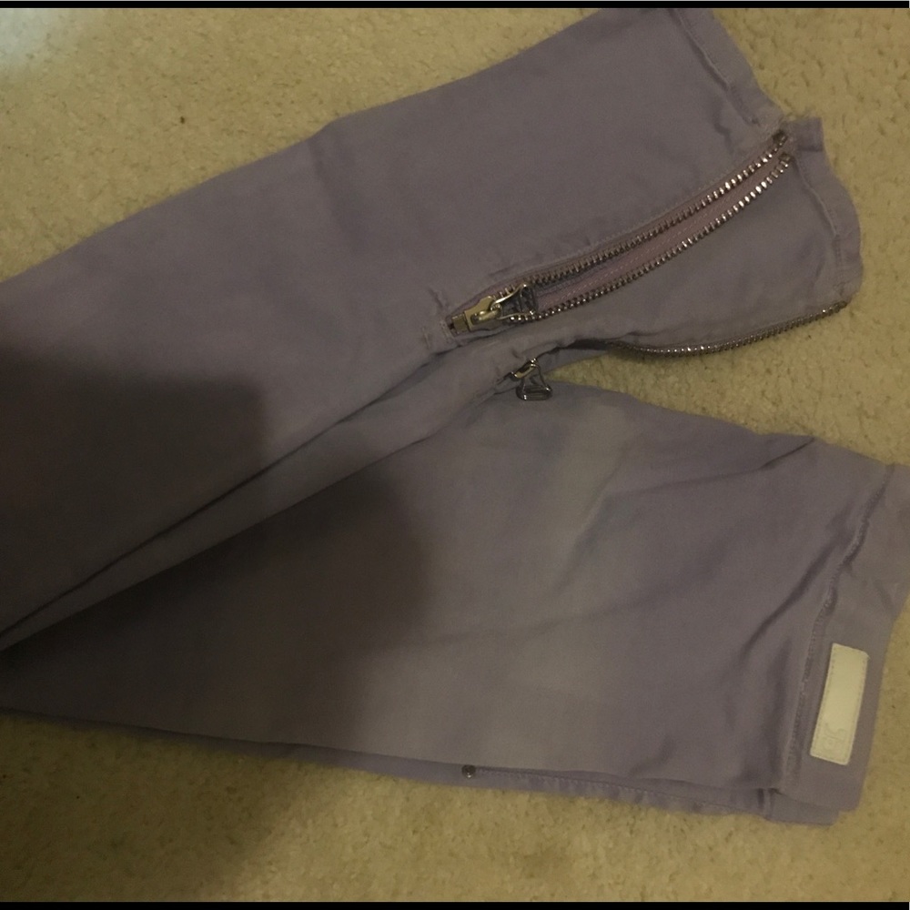 Purple joes jeans leggings Sz med