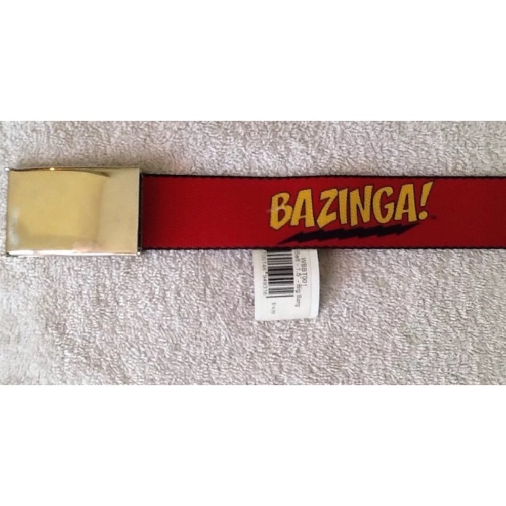 Men's Big Bang Theory Web belt NWT
