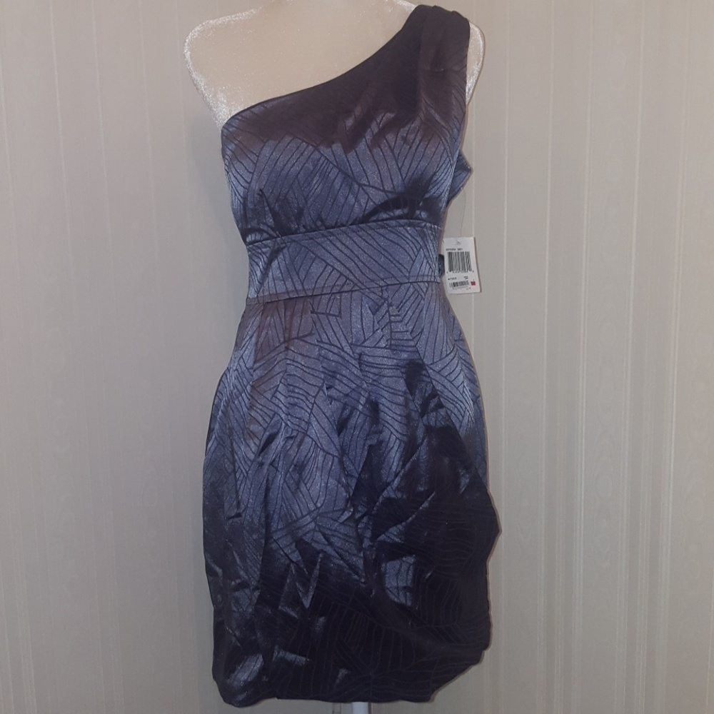 Off the shoulder gray dress
