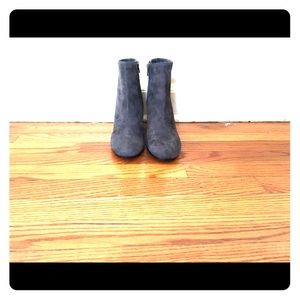 Vince Gray Suede Booties