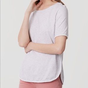 💥SALE💥 Loft striped Pom Pom tee