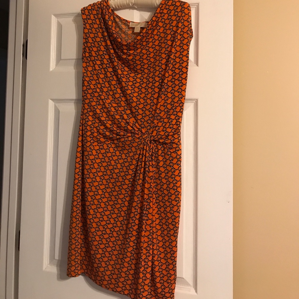 Michael Kors Orange Knot Dress Size Small 🦊🦊🦊