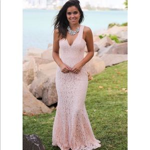 Pink blush sleeveless dress