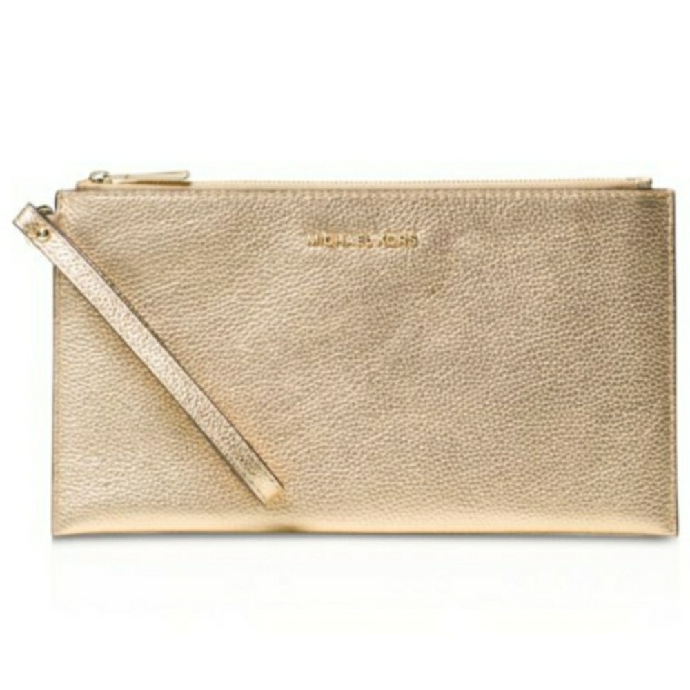 Michael Kors Large metallic wristlet