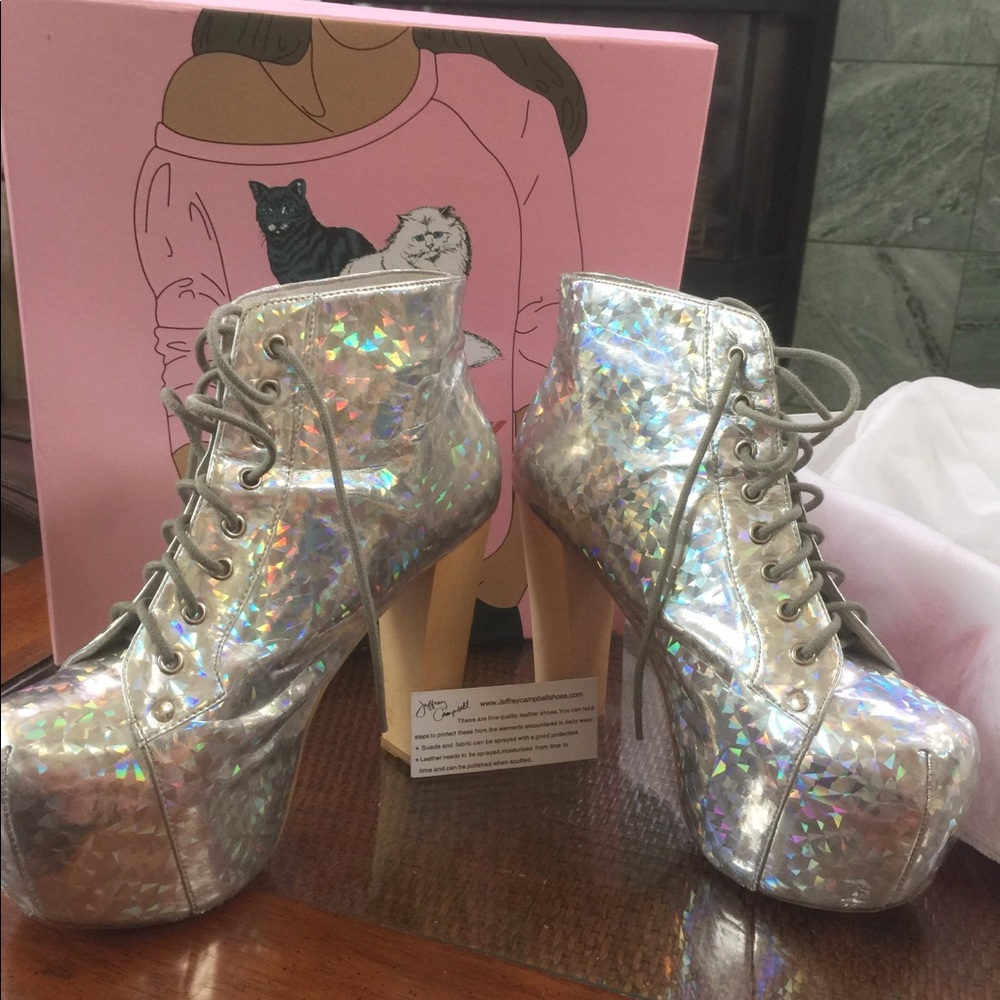 Holographic Jeffrey Campbell Lita