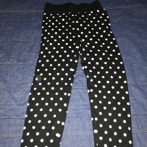 Polka dot joggers