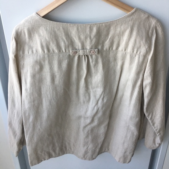 Kate Hill Linen Top - Picture 3 of 3