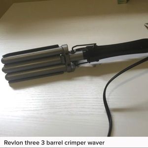 Revlon 3 barrel crimper waver