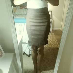 Brown BEBE pencil skirt